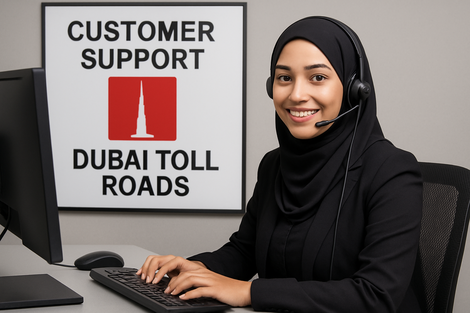 Customer support for Dubai toll roads