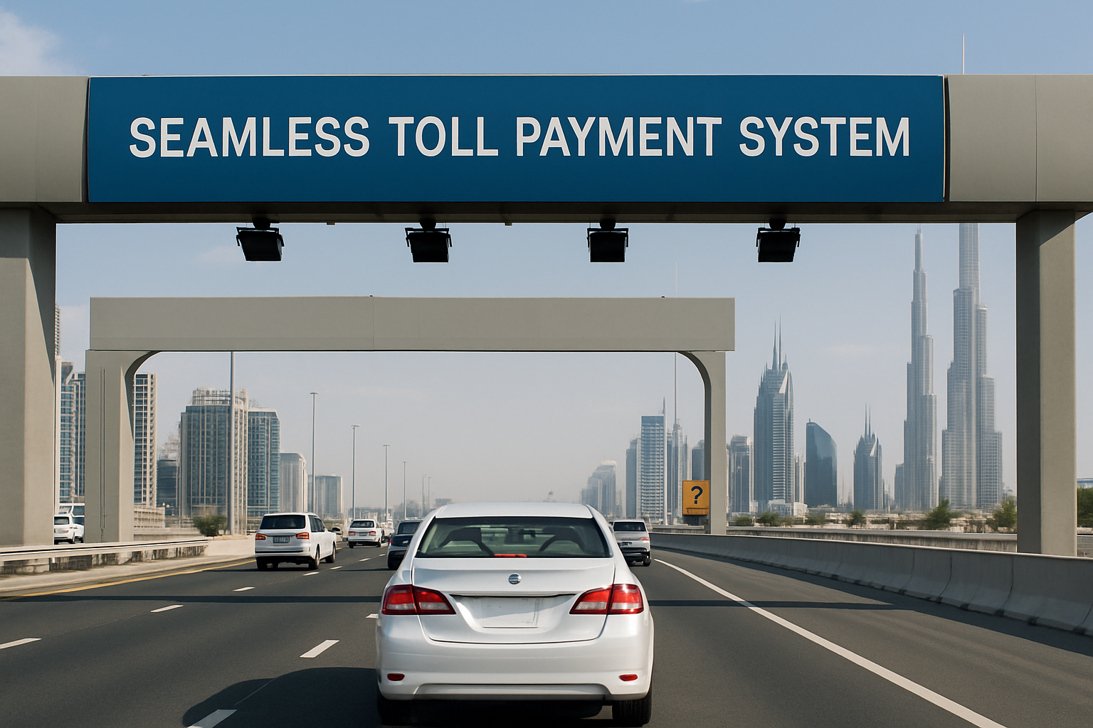 Seamless toll road payment system in Dubai